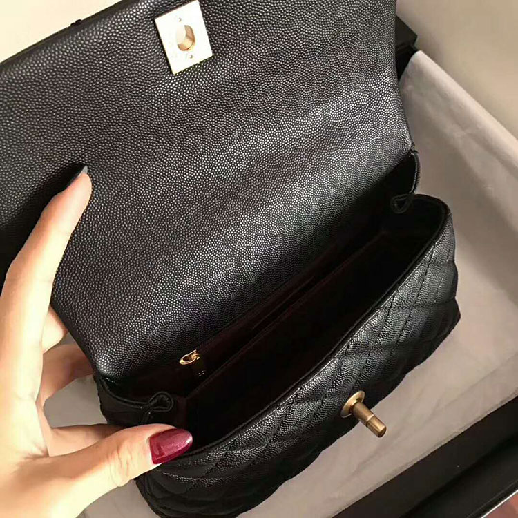 2018 Chanel Medium Flap Bag with Top Handle