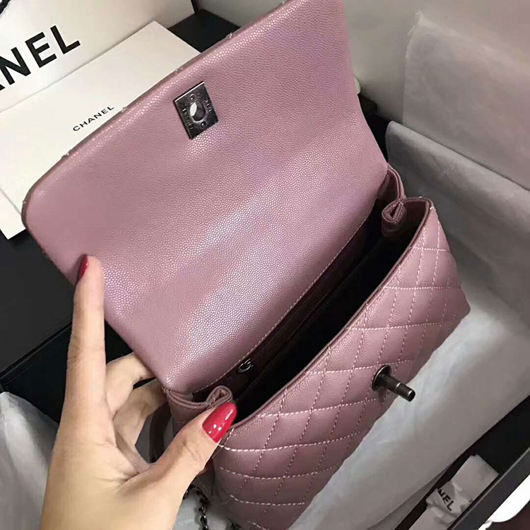 2018 Chanel Medium Flap Bag with Top Handle