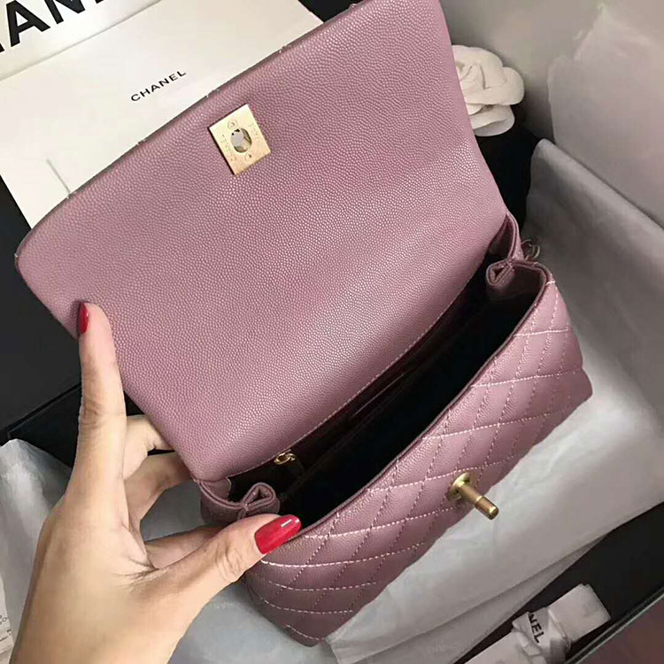 2018 Chanel Medium Flap Bag with Top Handle