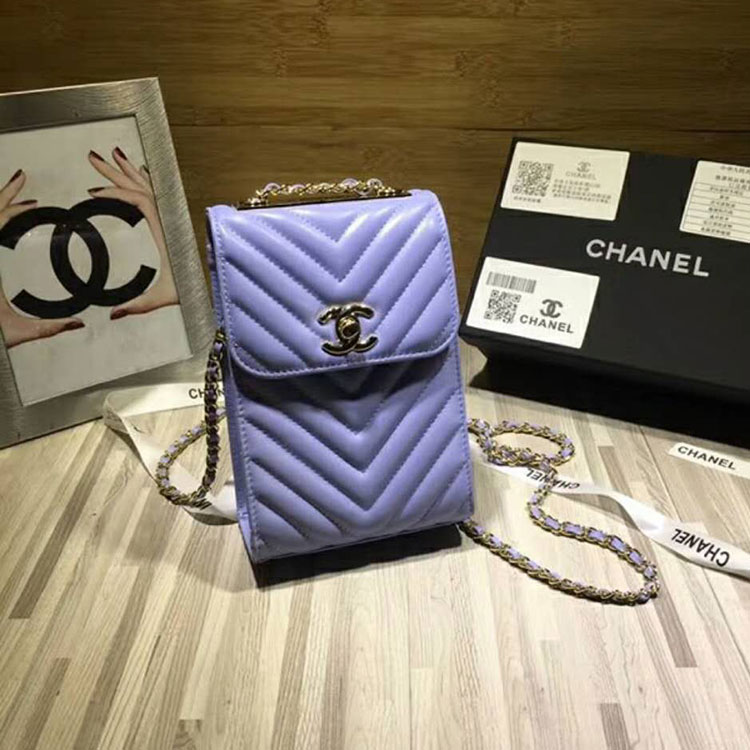 2018 Chanel Mobile phone bag with Chain