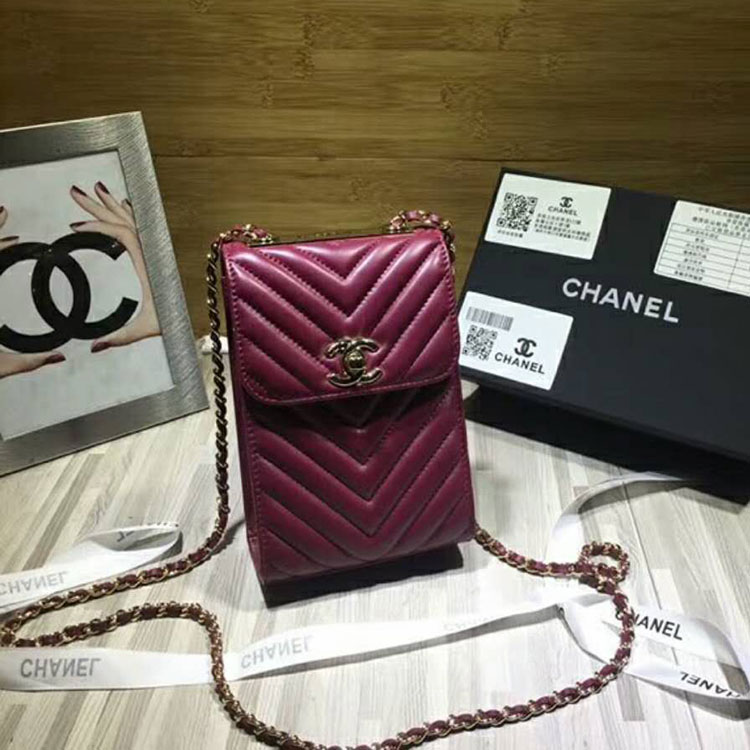 2018 Chanel Mobile phone bag with Chain