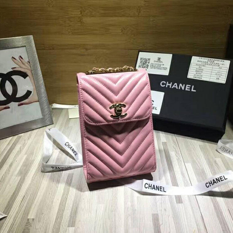 2018 Chanel Mobile phone bag with Chain