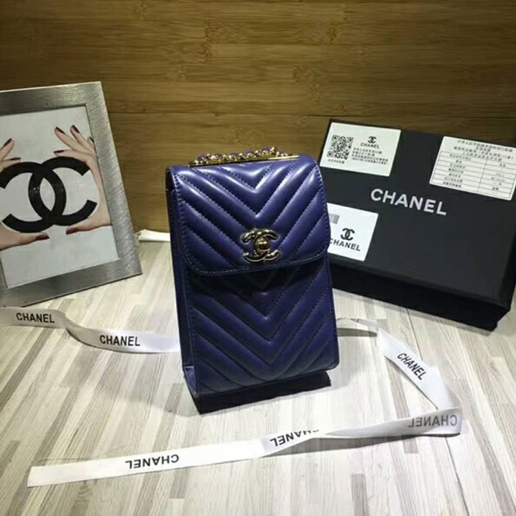 2018 Chanel Mobile phone bag with Chain