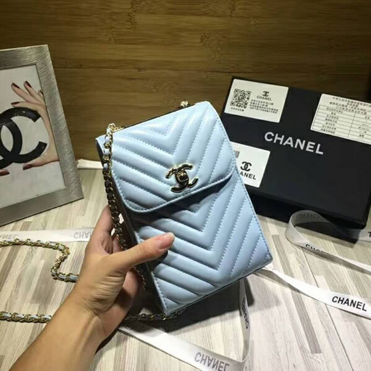 2018 Chanel Mobile phone bag with Chain