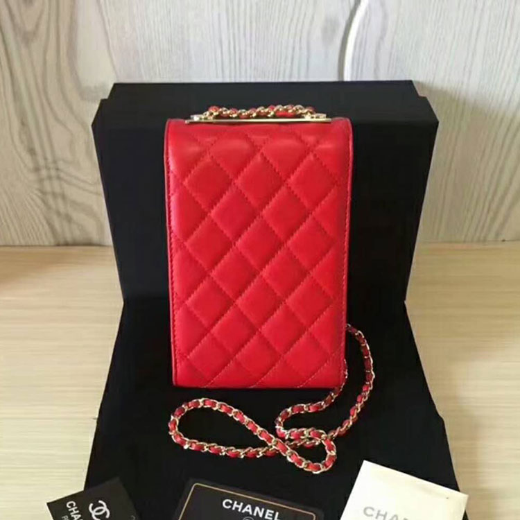 2018 Chanel Mobile phone bag with Chain