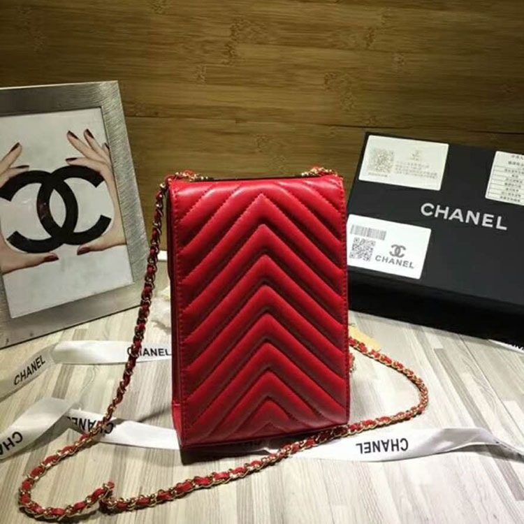 2018 Chanel Mobile phone bag with Chain