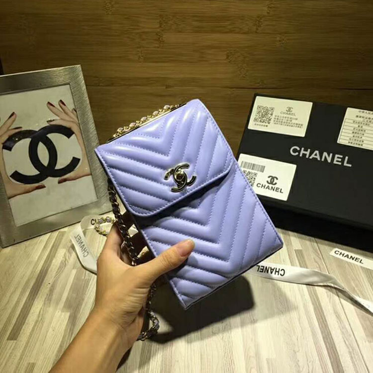 2018 Chanel Mobile phone bag with Chain