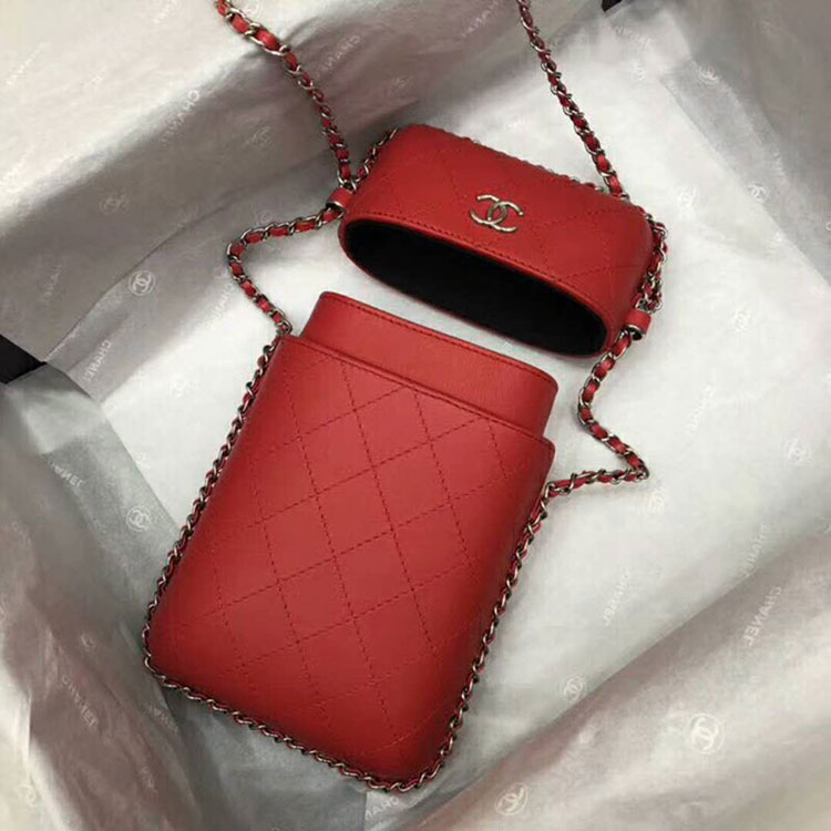 2018 Chanel Mobile phone bag with Chain