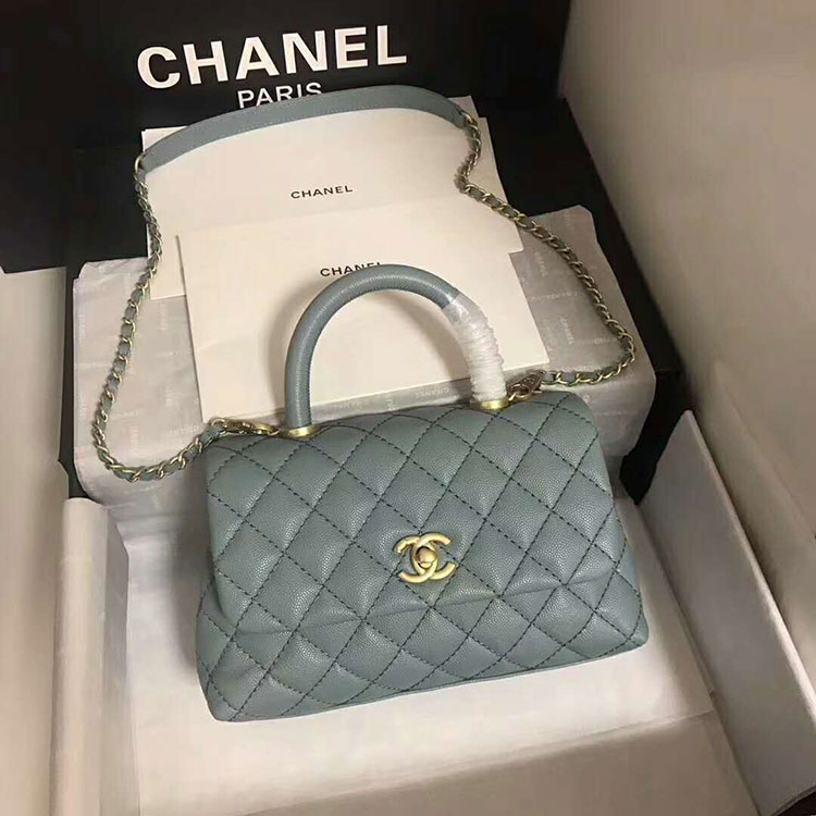 2018 Chanel Small Flap Bag with Top Handle