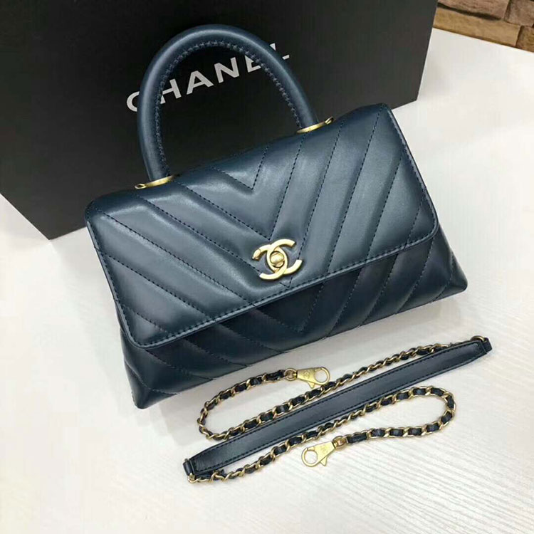 2018 Chanel Small Flap Bag with Top Handle