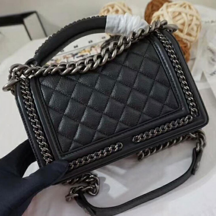 2018 Chanel Small LeBoy Tote Shoulder Bag