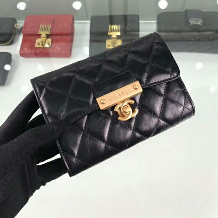 2018 Chanel Tri-Fold wallet