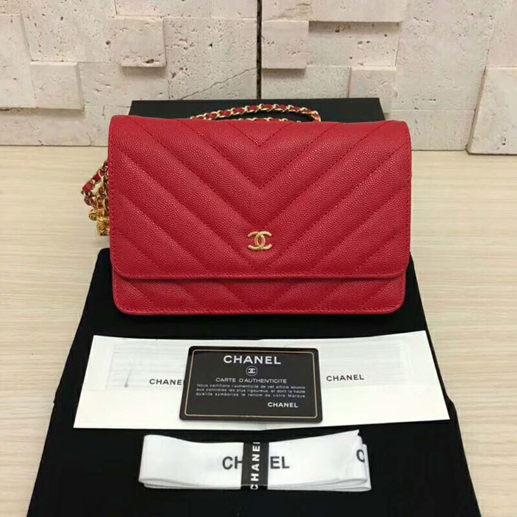 2018 Chanel WOC A33814 Mini Flap Bag