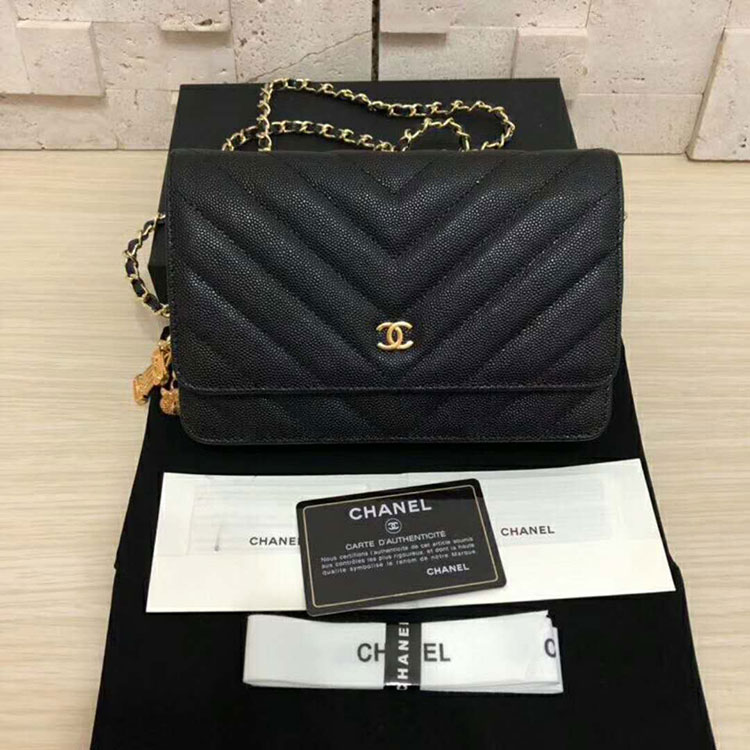 2018 Chanel WOC A33814 Mini Flap Bag