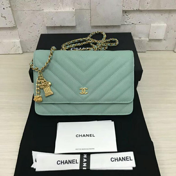 2018 Chanel WOC A33814 Mini Flap Bag