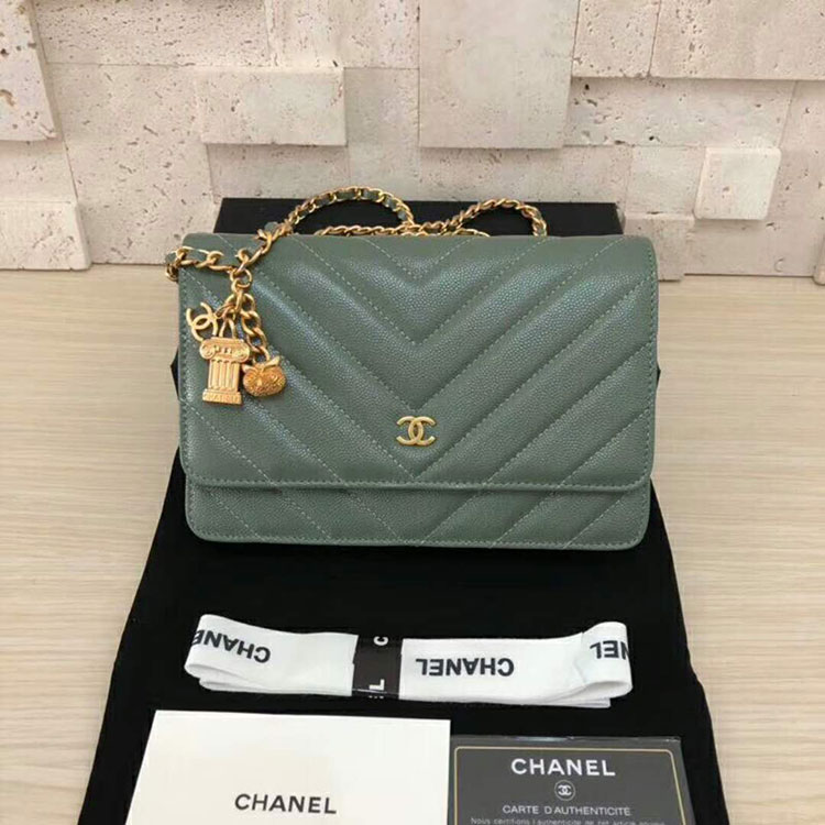 2018 Chanel WOC A33814 Mini Flap Bag