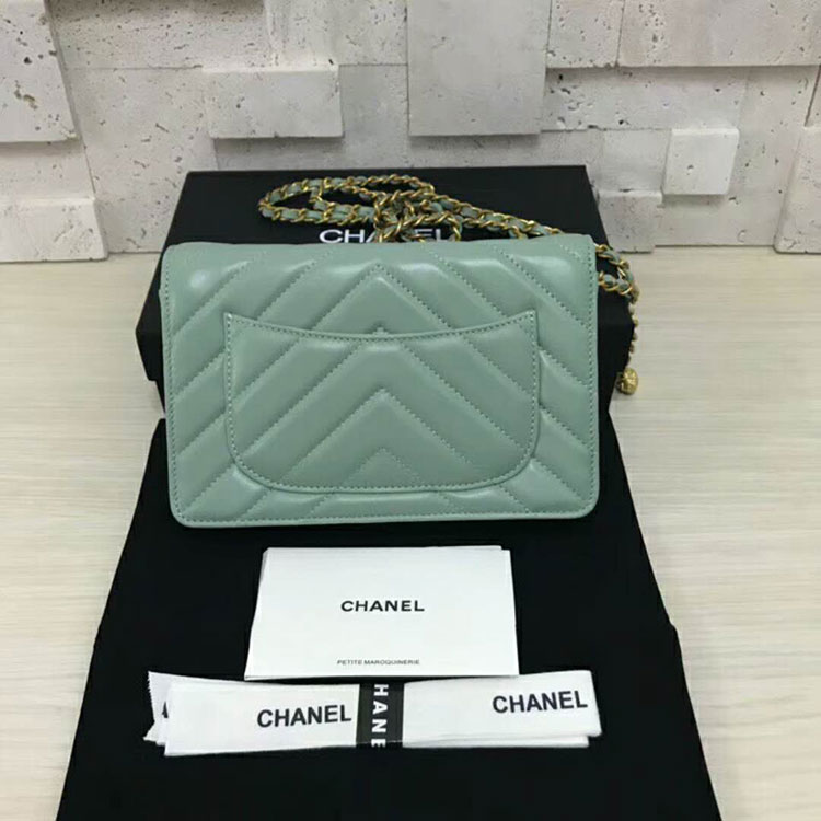 2018 Chanel WOC A33814 Mini Flap Bag