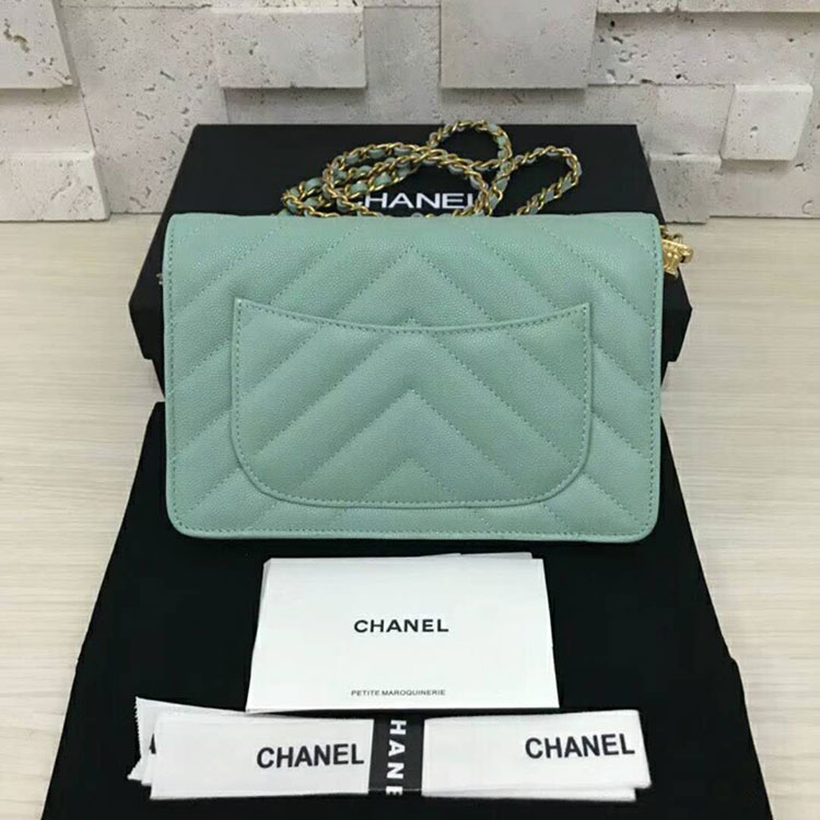 2018 Chanel WOC A33814 Mini Flap Bag