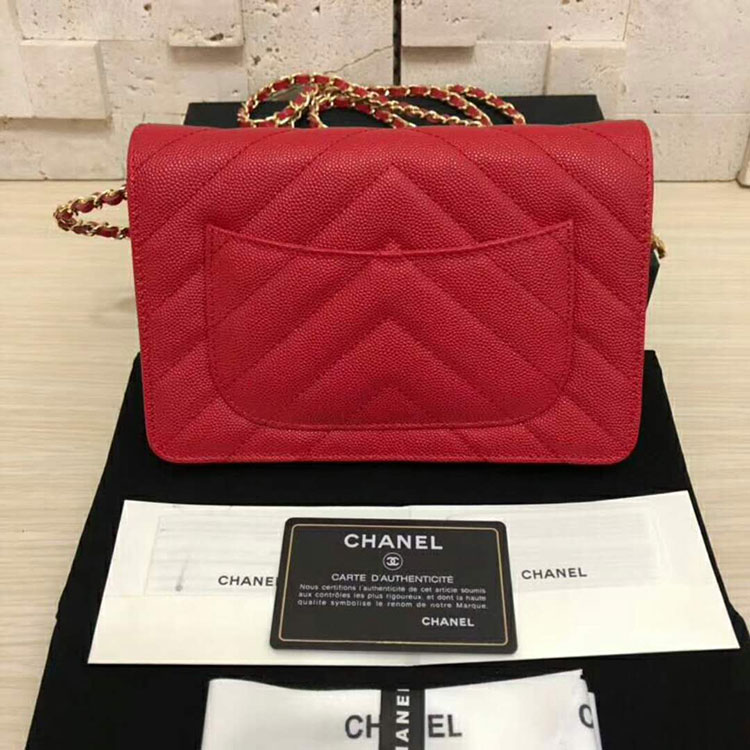 2018 Chanel WOC A33814 Mini Flap Bag