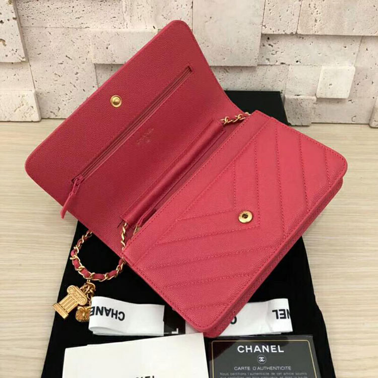 2018 Chanel WOC A33814 Mini Flap Bag