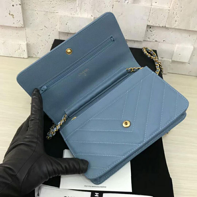 2018 Chanel WOC A33814 Mini Flap Bag