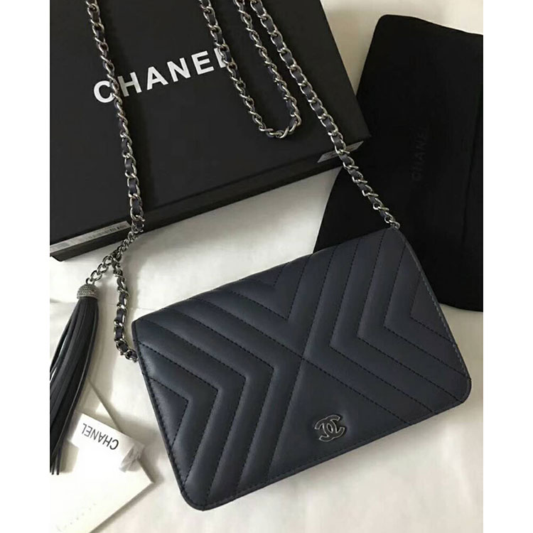 2018 Chanel WOC Original Lambskin Mini Flap Bag