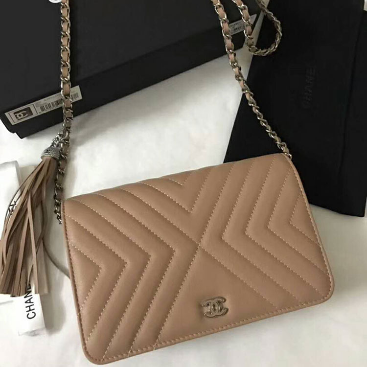 2018 Chanel WOC Original Lambskin Mini Flap Bag