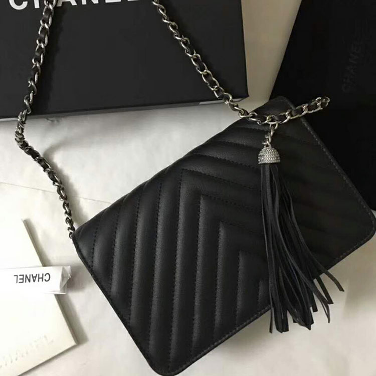 2018 Chanel WOC Original Lambskin Mini Flap Bag