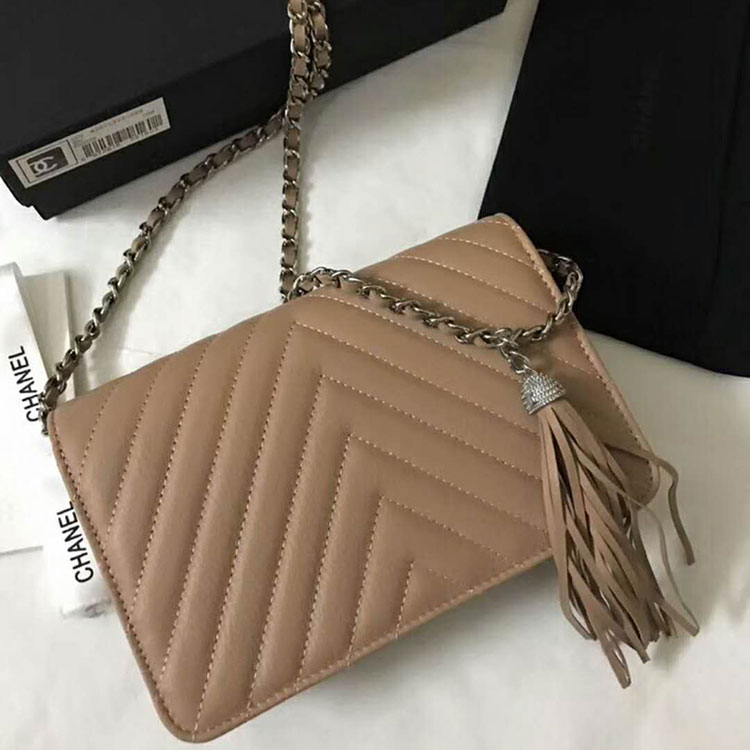 2018 Chanel WOC Original Lambskin Mini Flap Bag