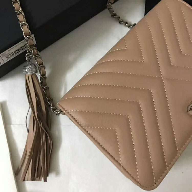 2018 Chanel WOC Original Lambskin Mini Flap Bag