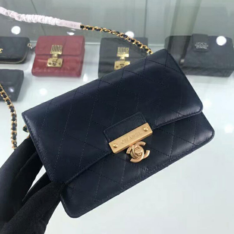 2018 Chanel WOC Wallet on Chain