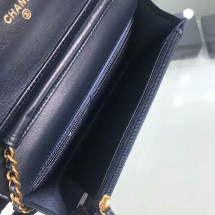 2018 Chanel WOC Wallet on Chain