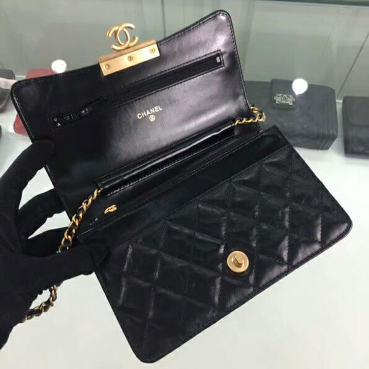 2018 Chanel WOC Wallet on Chain