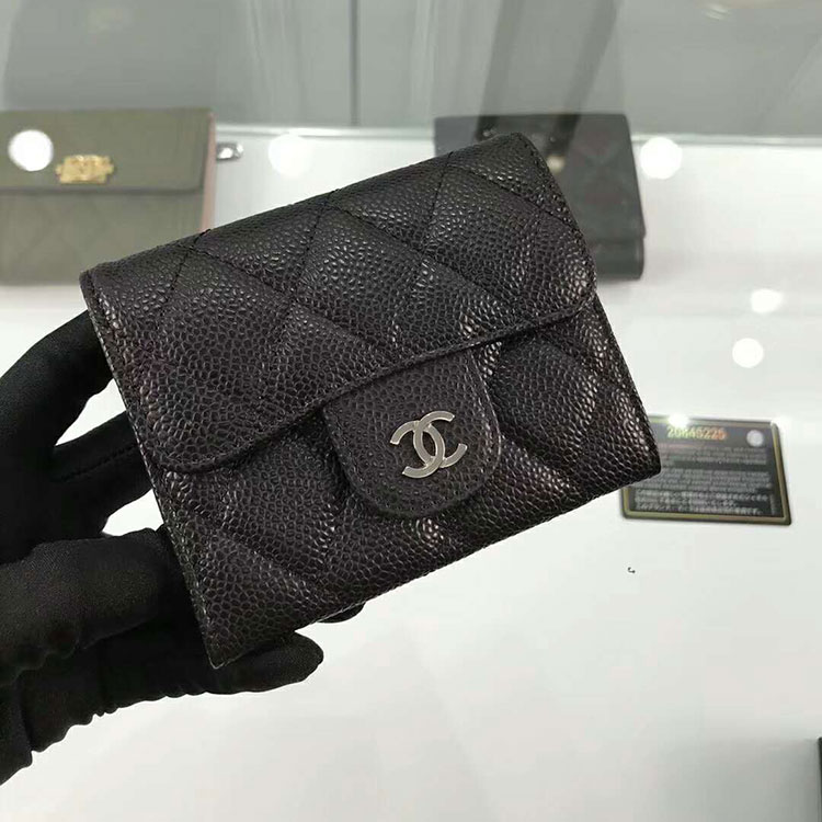 2018 Chanel coin purse Original Caviar Leather A31504