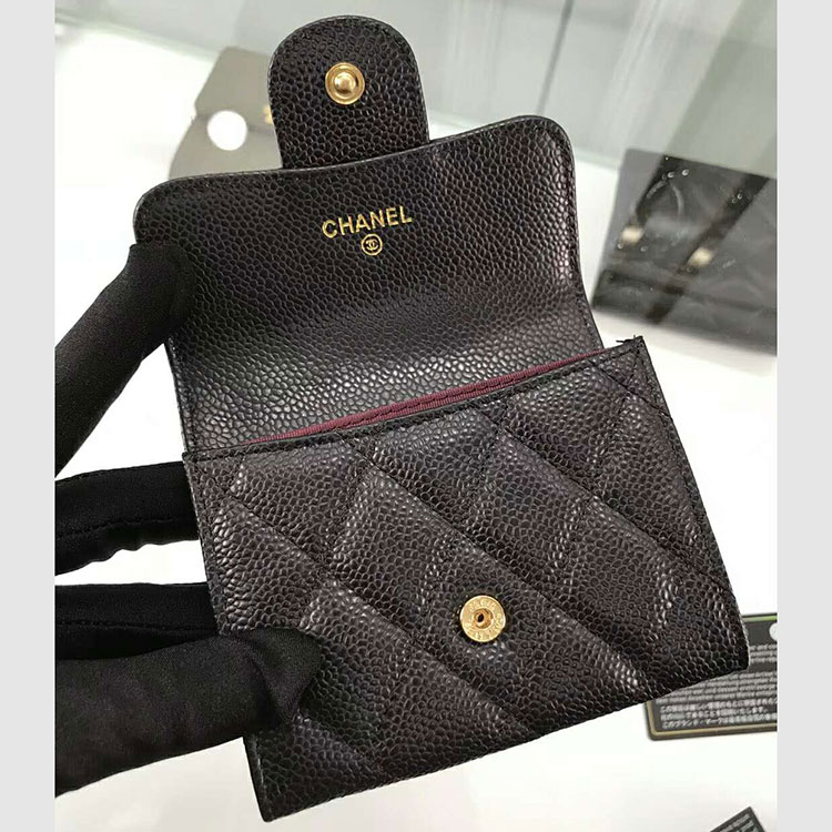 2018 Chanel coin purse Original Caviar Leather A31504