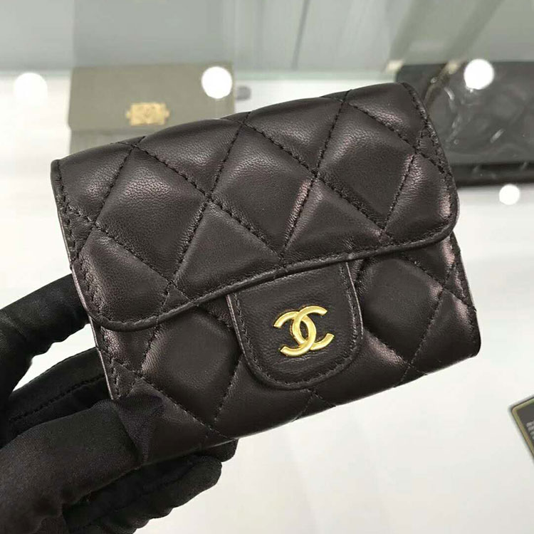 2018 Chanel coin purse Original Lambskin Leather A31504