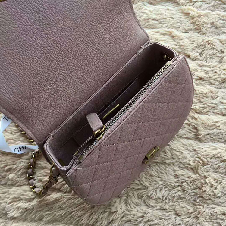 2018 Chanel messenger bag Real Python leather