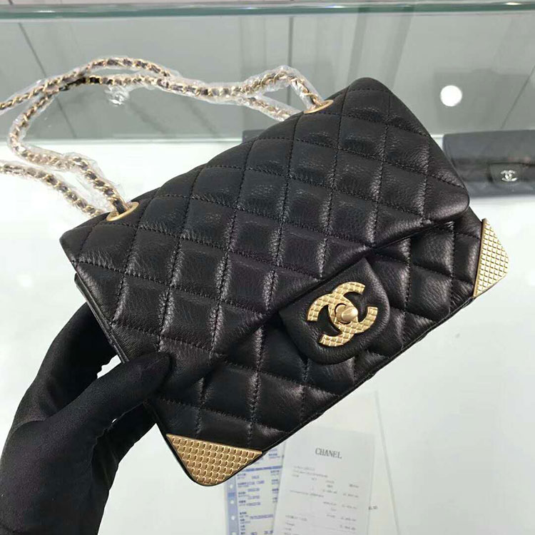 2018 Chanel mini Classic Flap Bag Original Calfskin