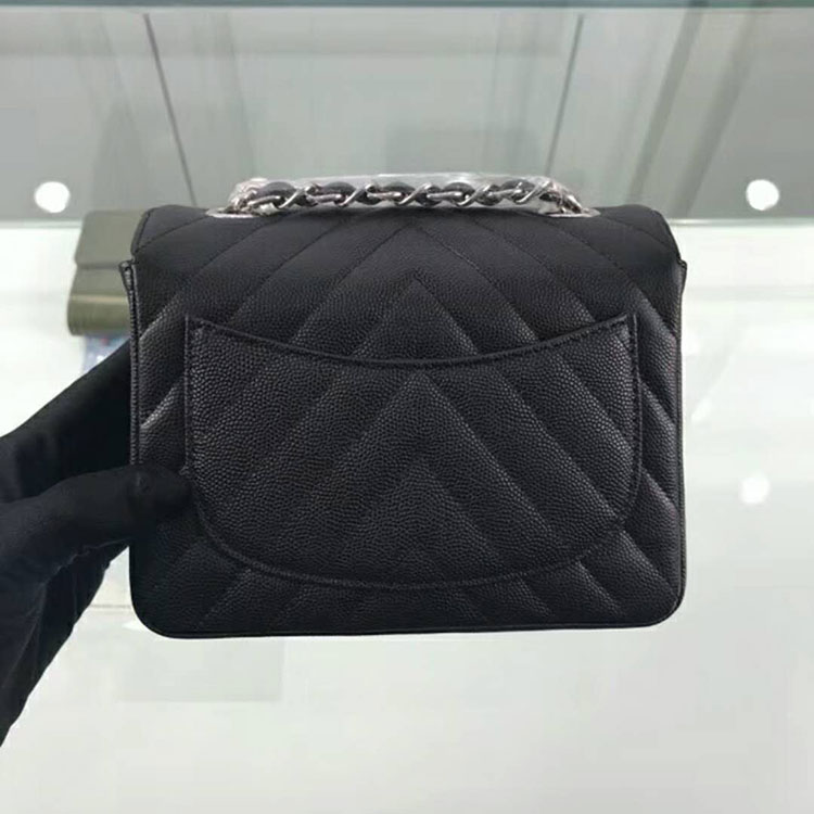 2018 Chanel mini Classic Flap Bag Original Calfskin