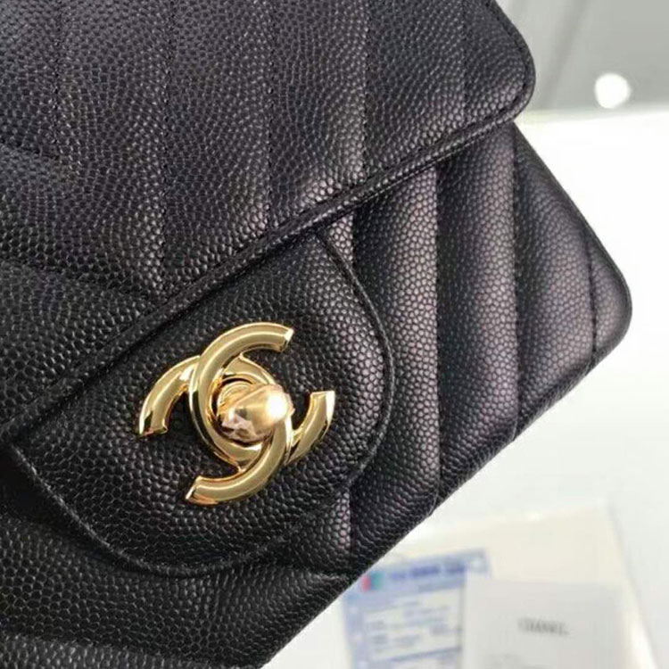 2018 Chanel mini Classic Flap Bag Original Calfskin