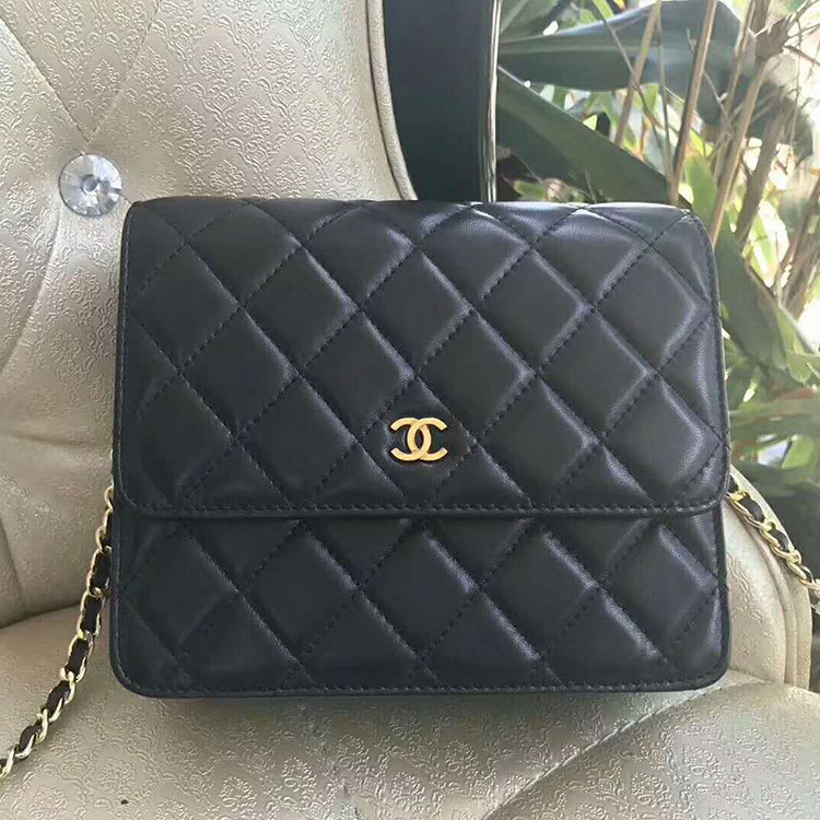 2018 Chanel mini Classic Flap Bag Original leather A84310 Gold