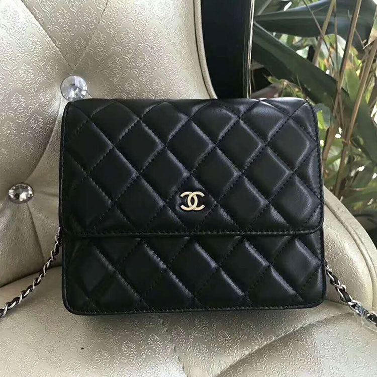 2018 Chanel mini Classic Flap Bag Original leather A84310 Silver