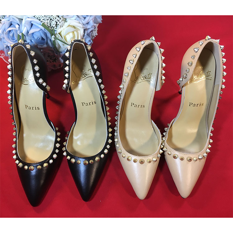 2018 Christian Louboutin Women shoes in Calfskin inside Lambskin