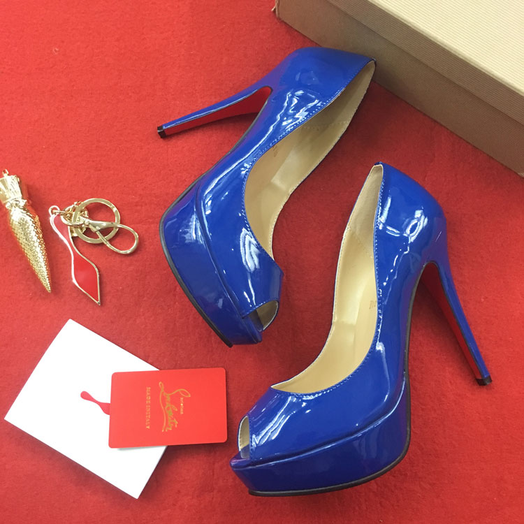 2018 Christian Louboutin Women shoes in Patent leather Heel Height 13cm