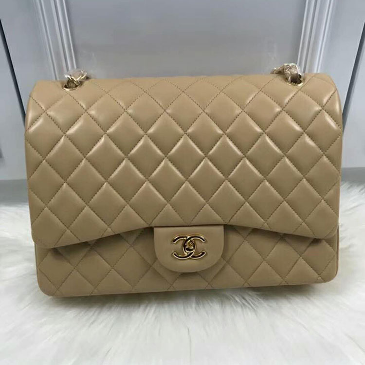 2018 Classic Chanel Maxi Double Flaps Bag