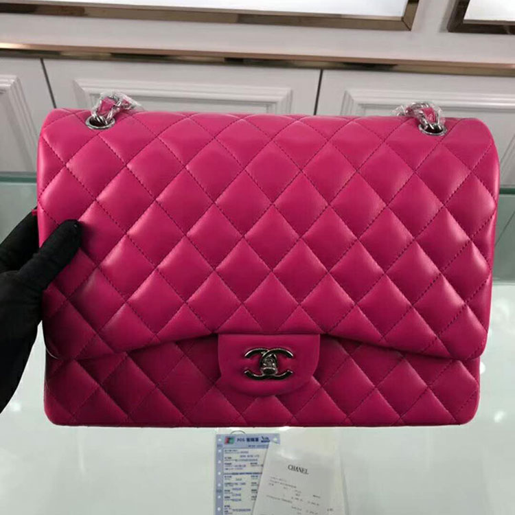 2018 Classic Chanel Maxi Double Flaps Bag