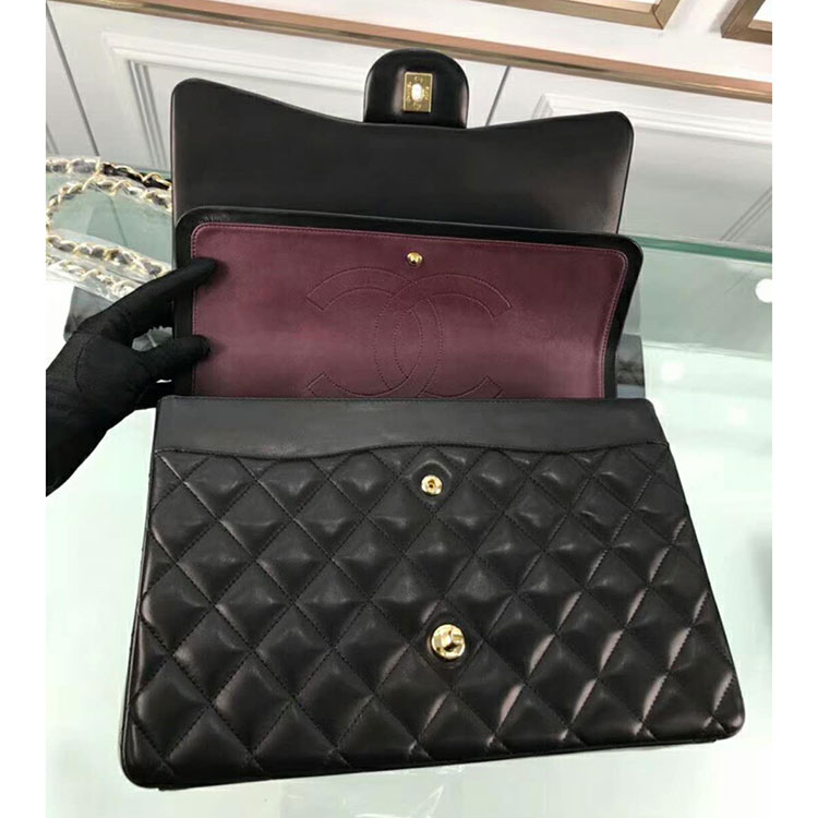 2018 Classic Chanel Maxi Double Flaps Bag