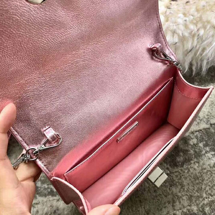 2018 DELICE MIU LOGO MATELASSE LEATHER BAG