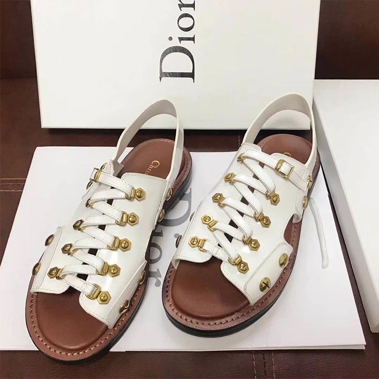 2018 Dior women Sandal in Calfskin leather