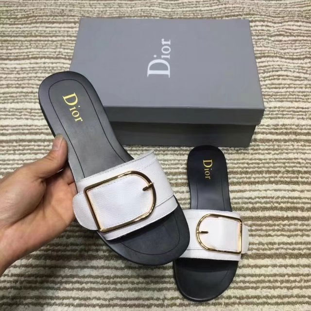 2018 Dior women Slippers in Calfskin leather